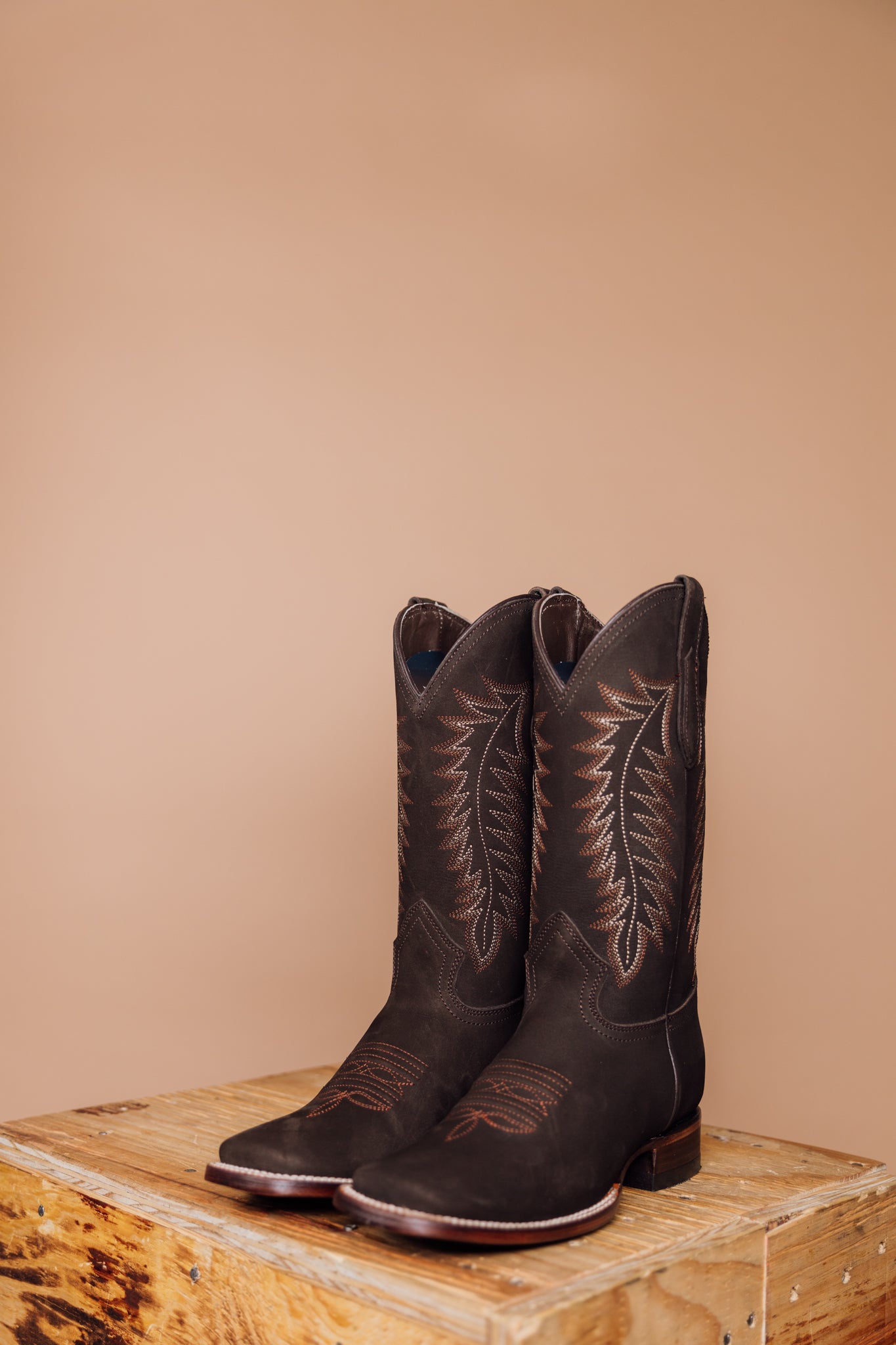 The Sandy Nobuck Square Toe Boot FINAL SALE