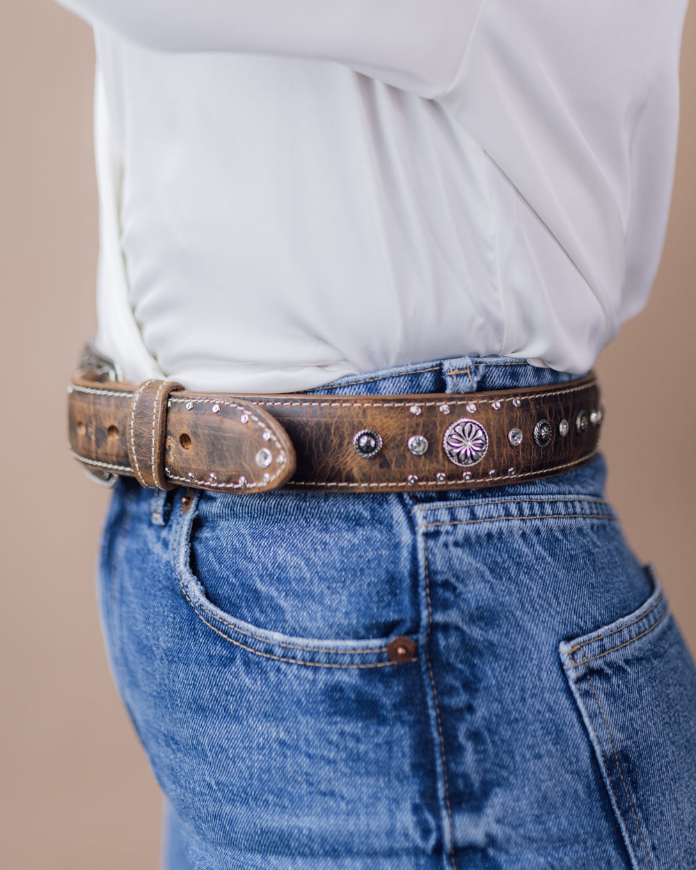 Double Buckle Cowgirl Belt