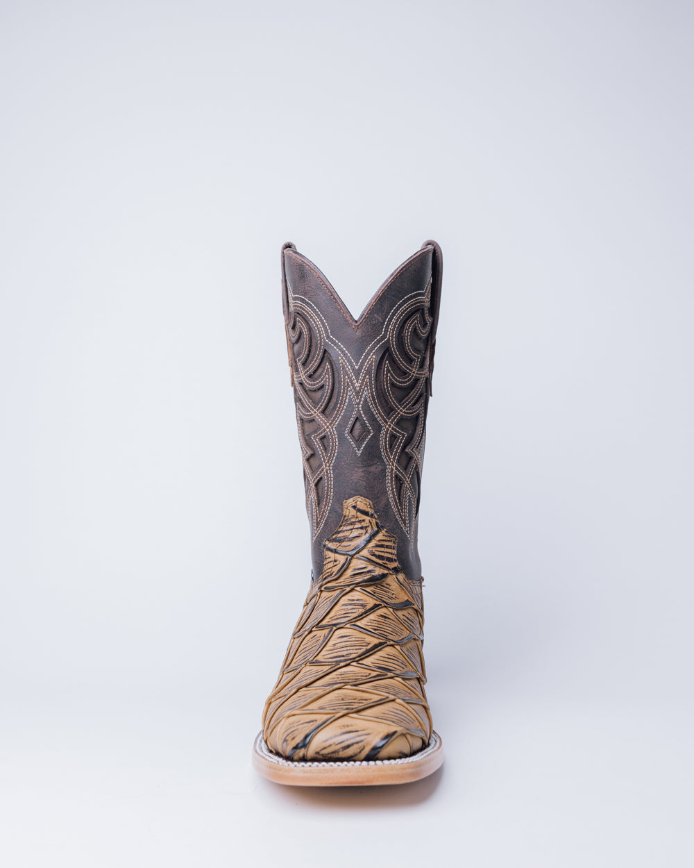 The Mar y Tierra Fish Print Square Boots FINAL SALE