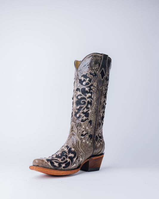 Flora Snip Toe Cowgirl Boot
