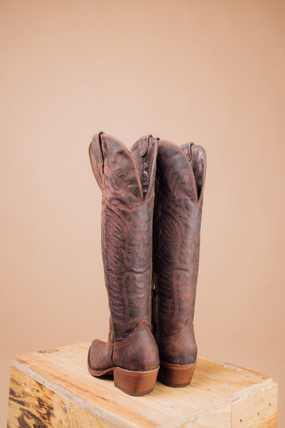 The Paola Tall Wide Calf Friendly Cowgirl Boot