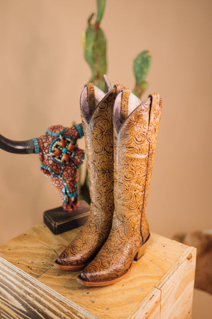 The Nancy Cincelado Tall Cowgirl Boot