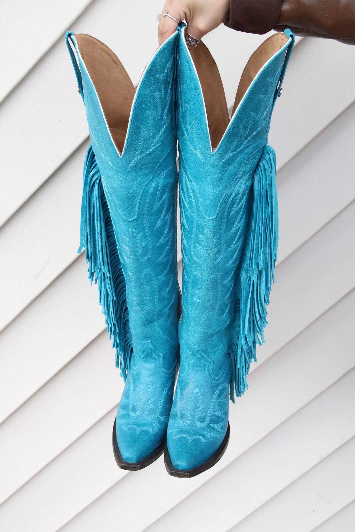 The Jessica XL Fringe Cowgirl Boot