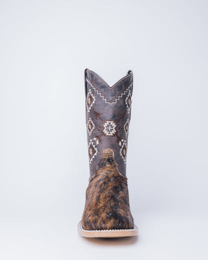 The Lauren Cowhide Cowgirl Boot